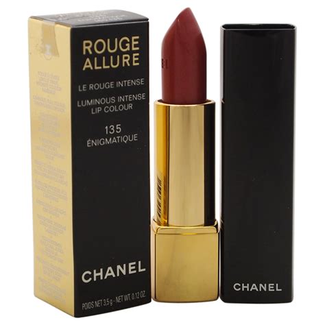 chanel rouge allure 135 enigmatique|Chanel Rouge luminous lipstick.